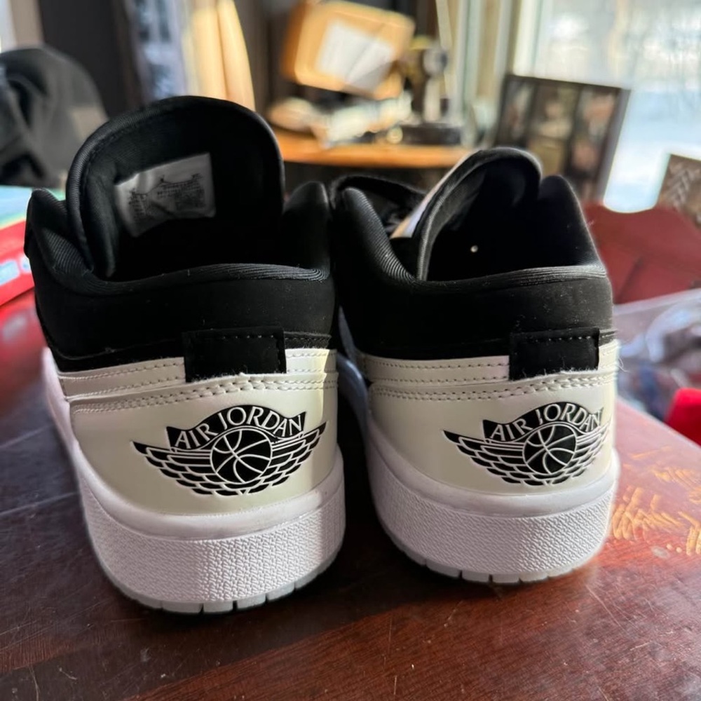Jordan Black and White Sneakers - Picture 2 of 6